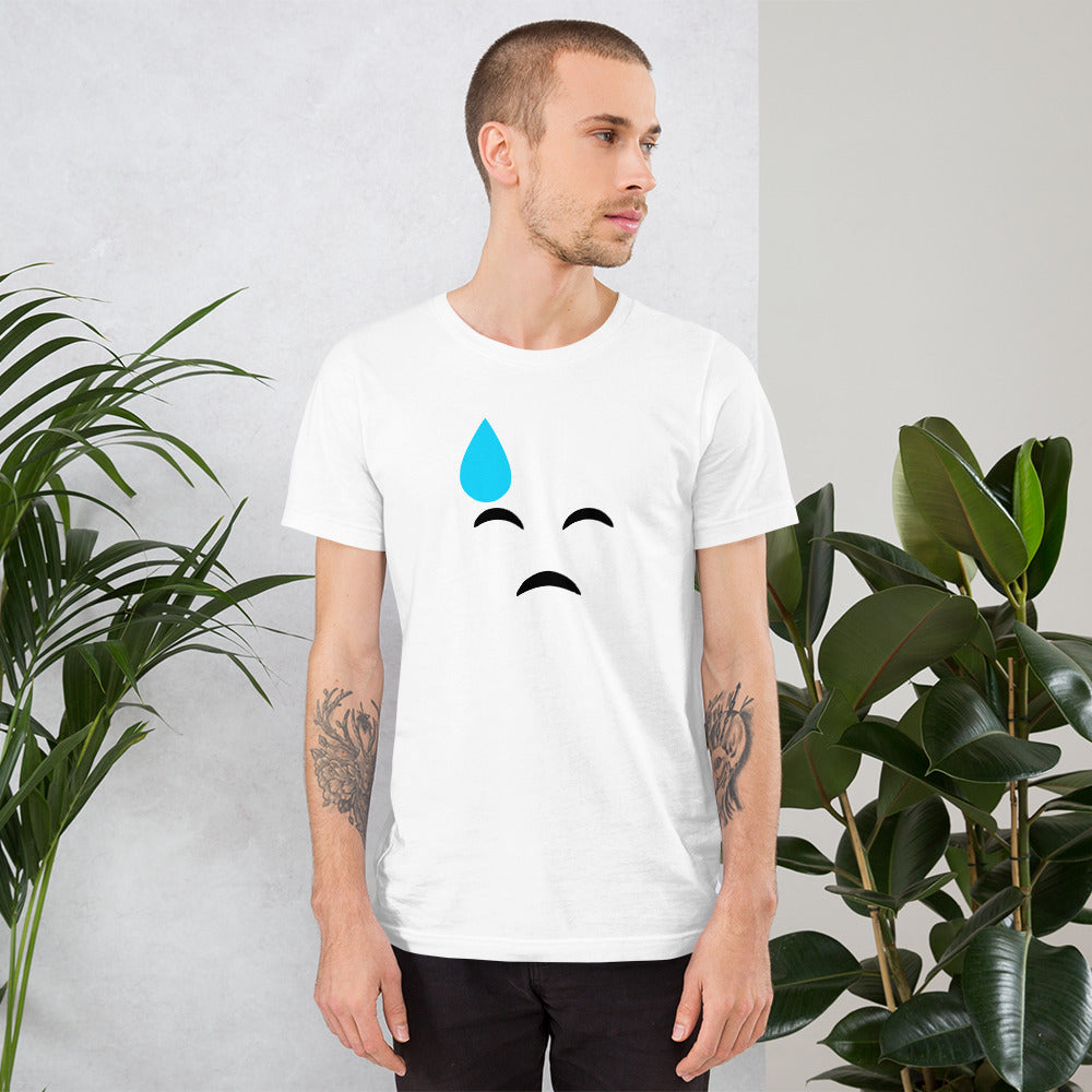 Worried Emoji Unisex T-Shirt