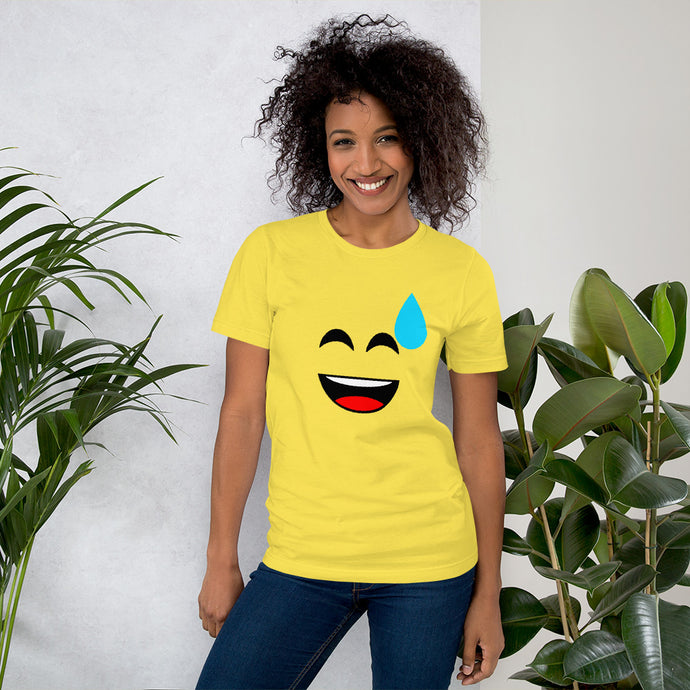 Confused Smile Emoji Unisex T-Shirt