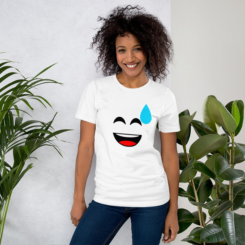 Confused Smile Emoji Unisex T-Shirt