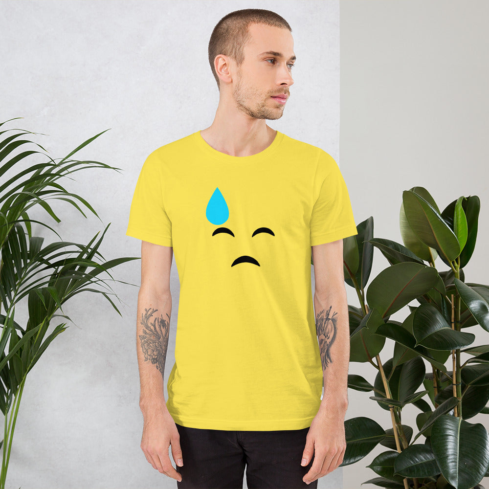 Worried Emoji Unisex T-Shirt