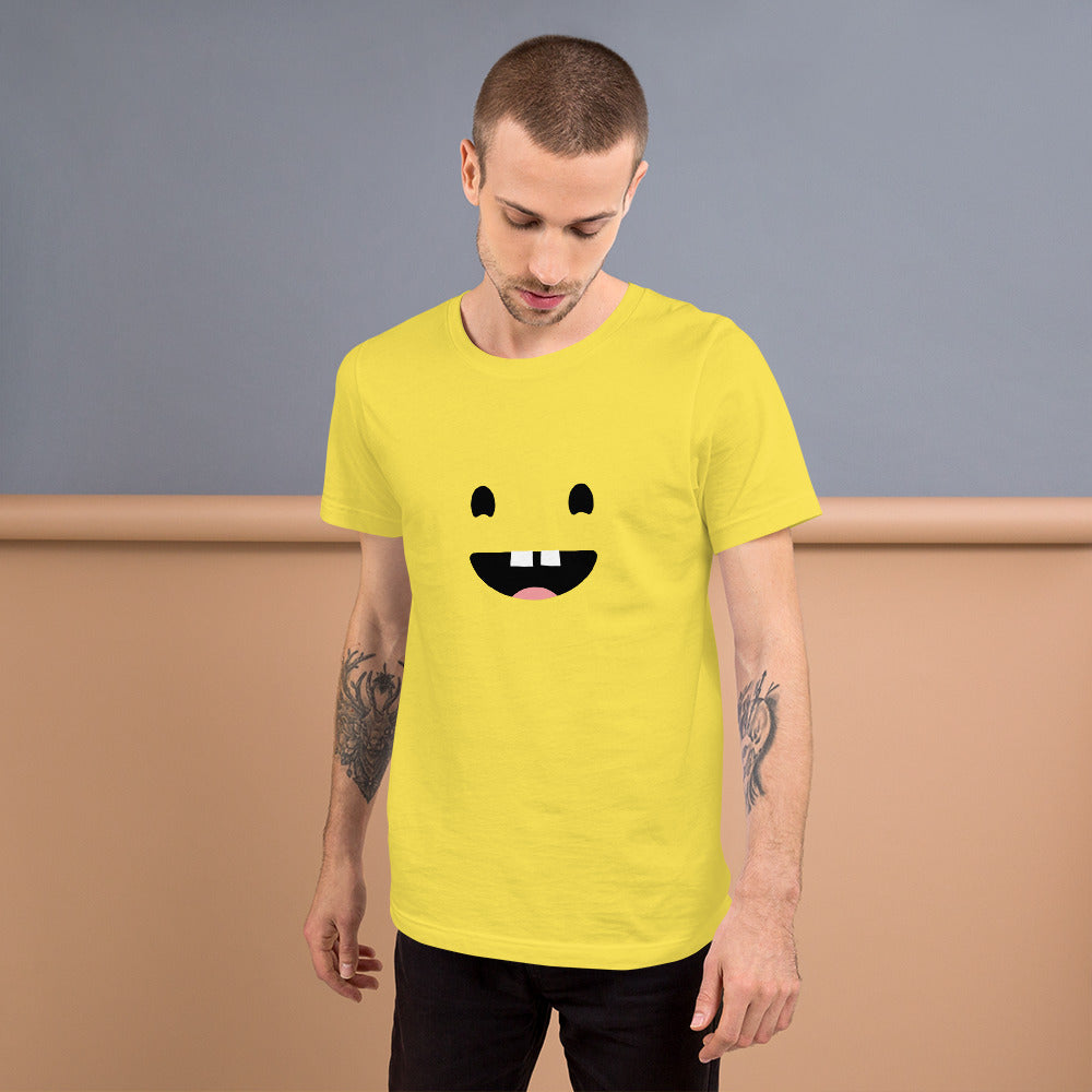 Nerdy Smile Emoji Unisex T-Shirt