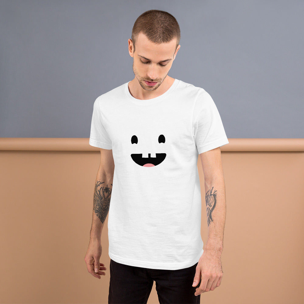 Nerdy Smile Emoji Unisex T-Shirt