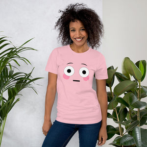 Shy Emoji Unisex T-Shirt